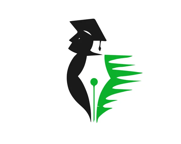 Modern Oktatási Logo Szimbólum Kreatív Oktatás — Stock Vector
