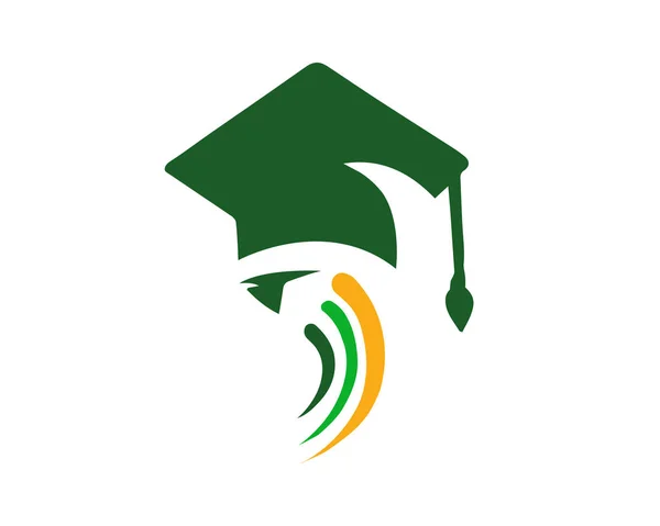 Modern Utbildning Logotyp Kreativ Utbildning Symbol — Stock vektor