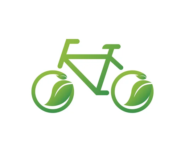 Eco Cycling Hobby Club Logo — Stock Vector