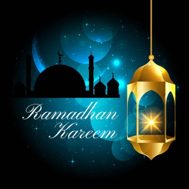 Modern İslam Ramazan Kareem kartı