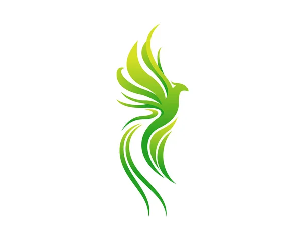 Nowoczesny Płonących Symbol Phoenix — Wektor stockowy