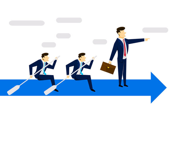 Концепция современной креативной бизнес-стратегии - мастерство лидерства в команде
