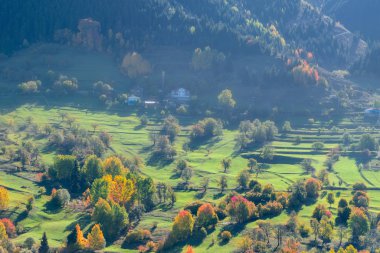 15 October 2019; Artvin, Turkey: The most beautiful colors of autumn in Savsat Artvin