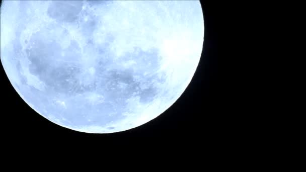 Video-Zeitraffer der Mondphasen — Stockvideo