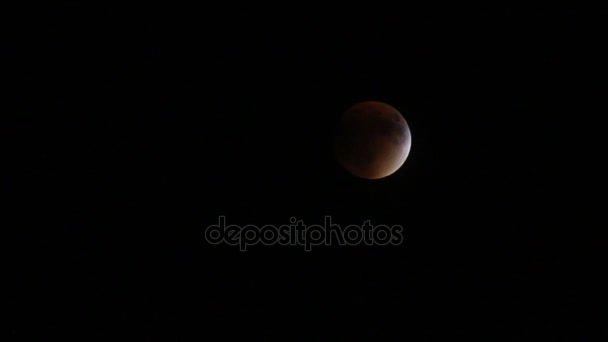 Eclipse Lunar Sobre Missouri — Vídeos de Stock