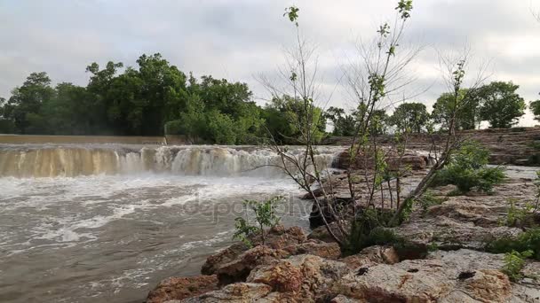 Grand Vízesés Vízesés Joplin Missouri — Stock videók