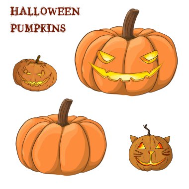 Halloween pumpkins ayarla