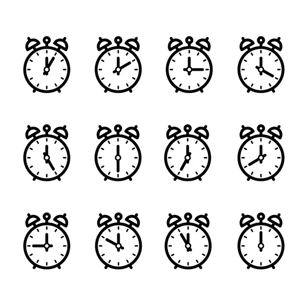 Set of timers. Vector — Stock Vector