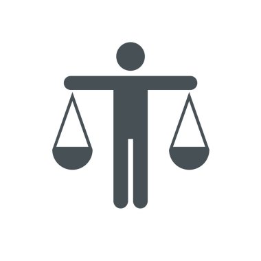 Seçim konsepti resim gramı. Adam karar vermeden önce tüm seçenekleri düşünüyor. Vektör, düz tasarım