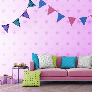 Noel iç xmas çevre, 3d render ile alay