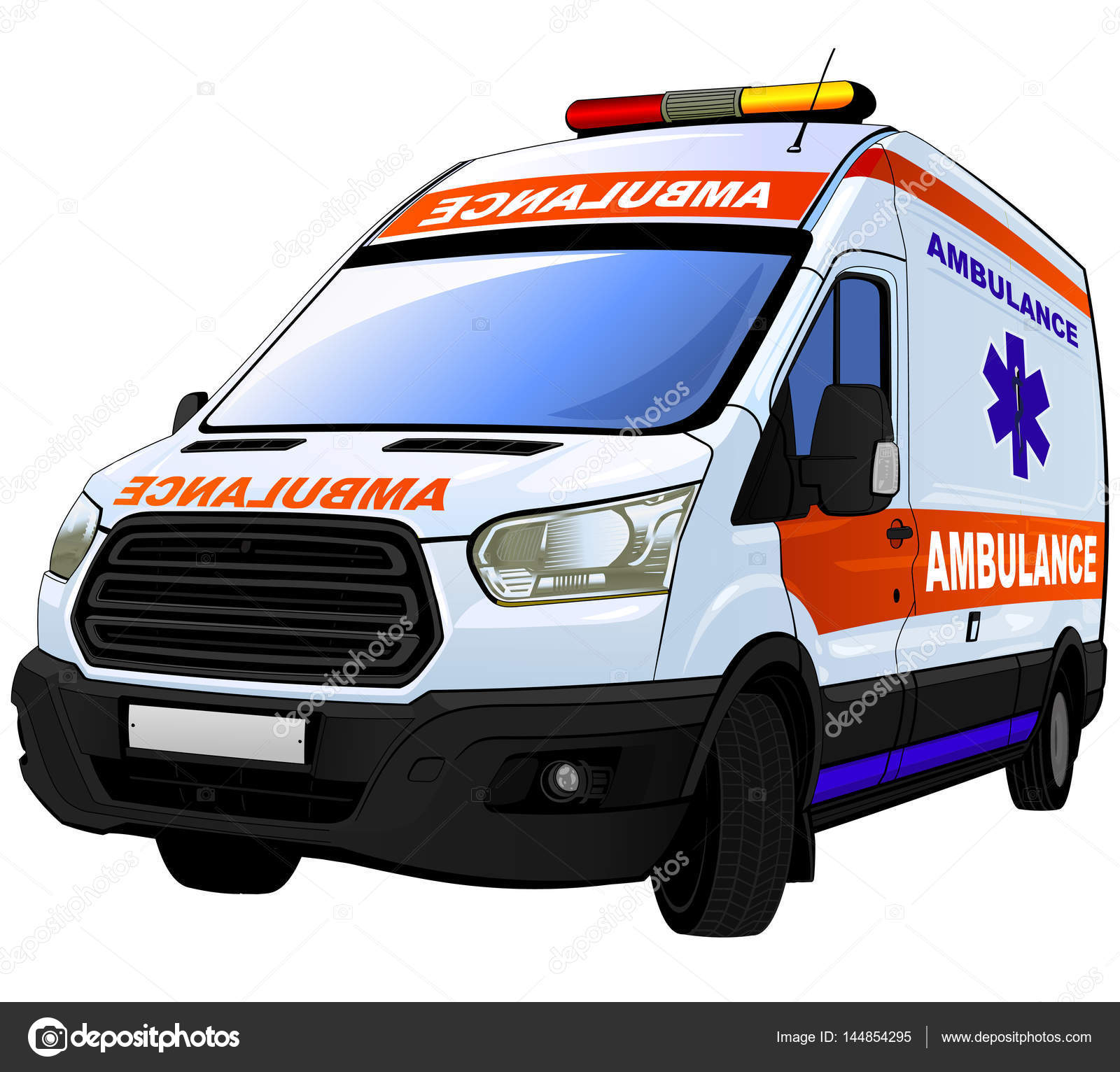 A realistic ambulance. Vector. Stock Vector Image by ©comsorg #144854295 A realistic ambulance. Vector. Stock Vector Image by ©comsorg #144854295
