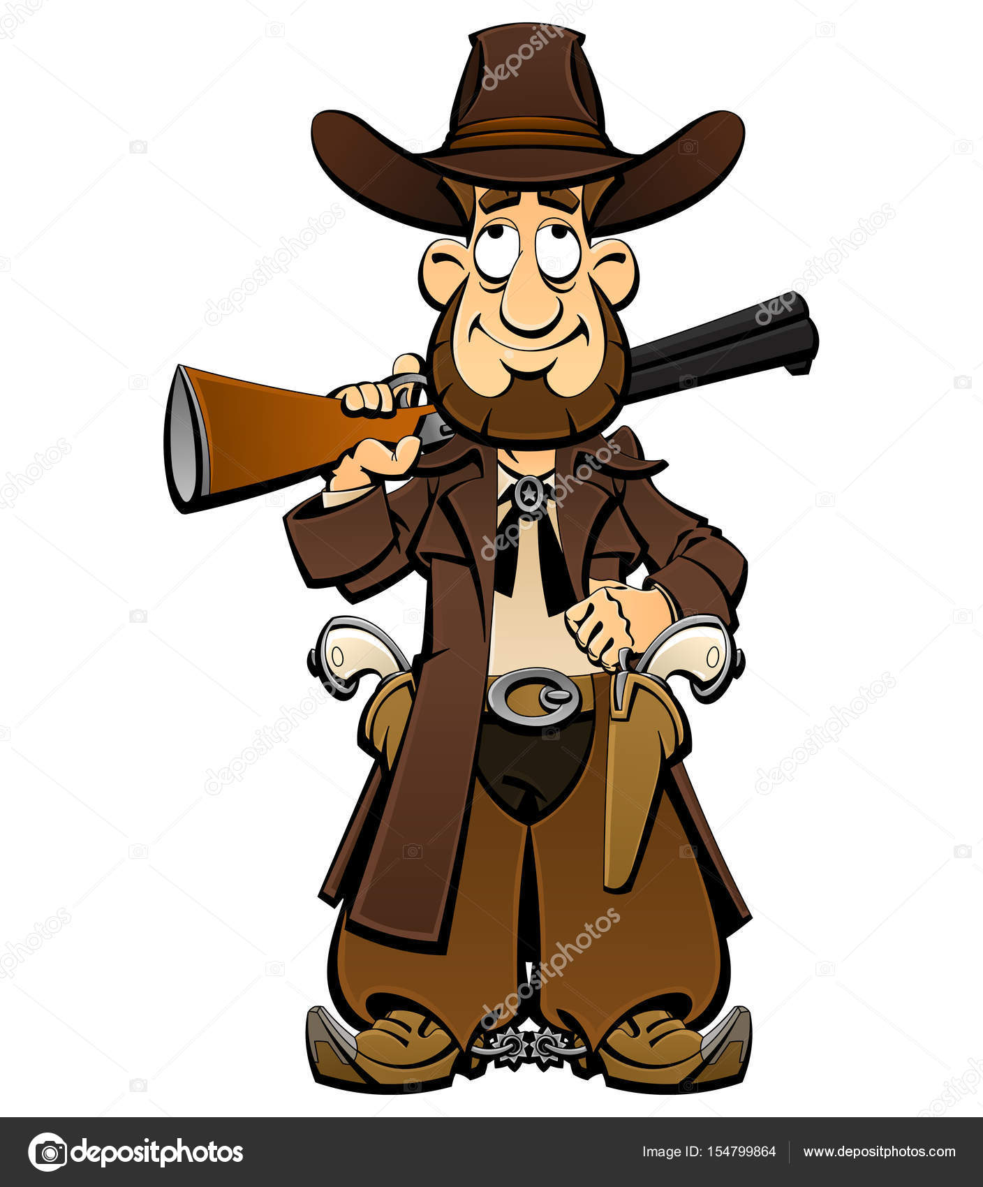 Cartoon cowboy from the Wild West. Stock Vector Image by ©comsorg #154799864 Cartoon cowboy from the Wild West. Stock Vector Image by ©comsorg #154799864