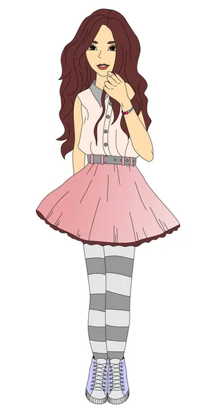 trendy teen kız