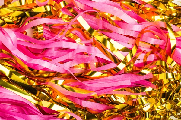 Altın ve pembe konfeti