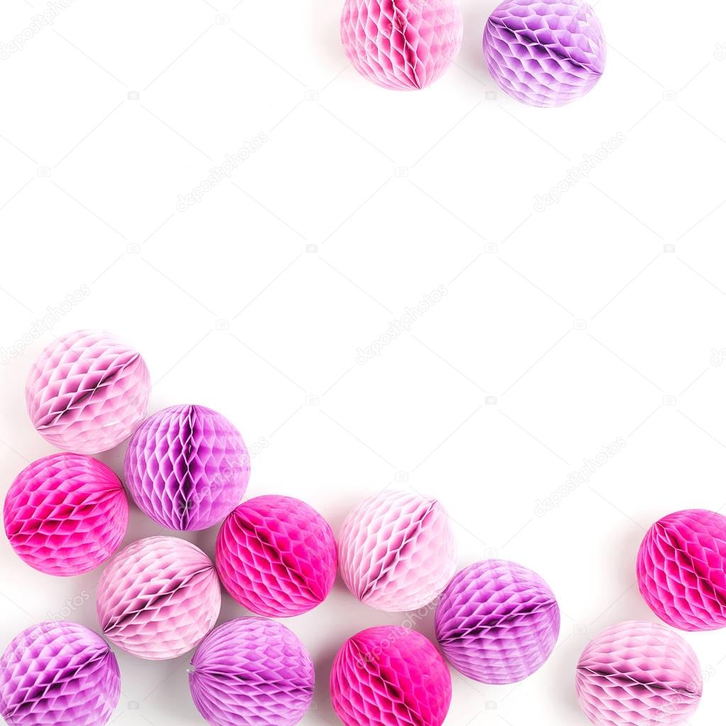 Honeycomb balls decorations