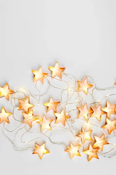 Estrela luzes decoração — Fotografia de Stock