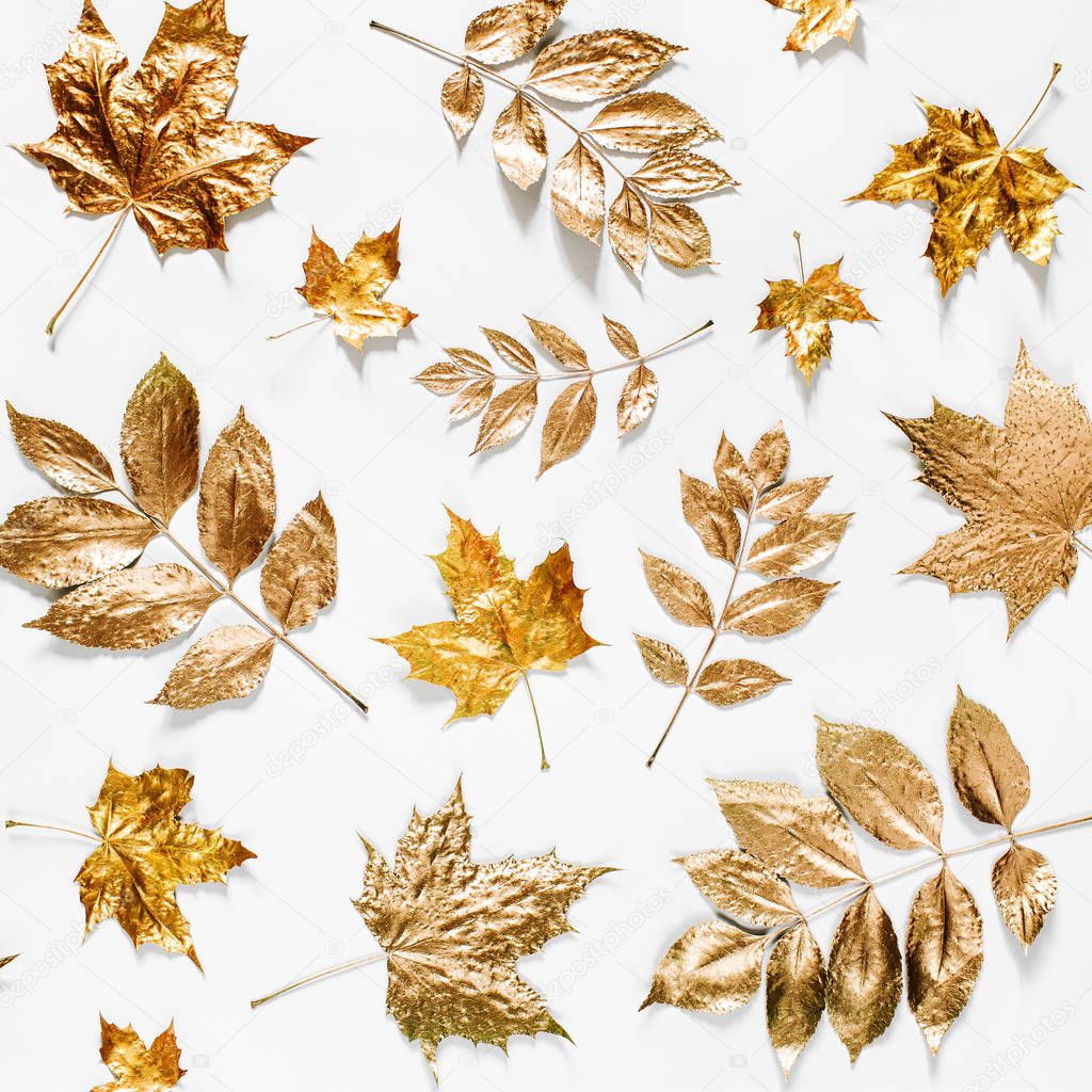 Authumn background with leaves