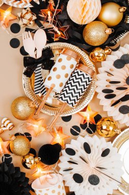 Noel topları ile tatil arka plan