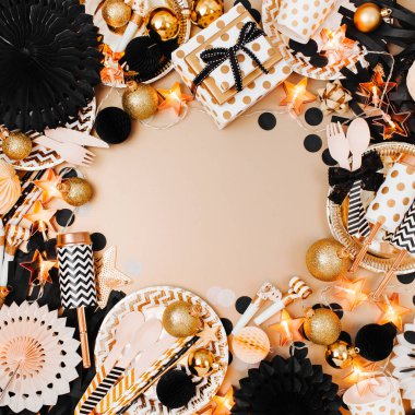 Noel süslemeleri ile çerçeve