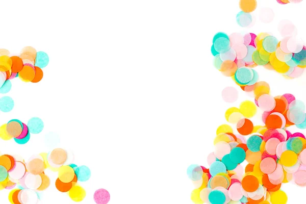 renkli yuvarlak konfeti