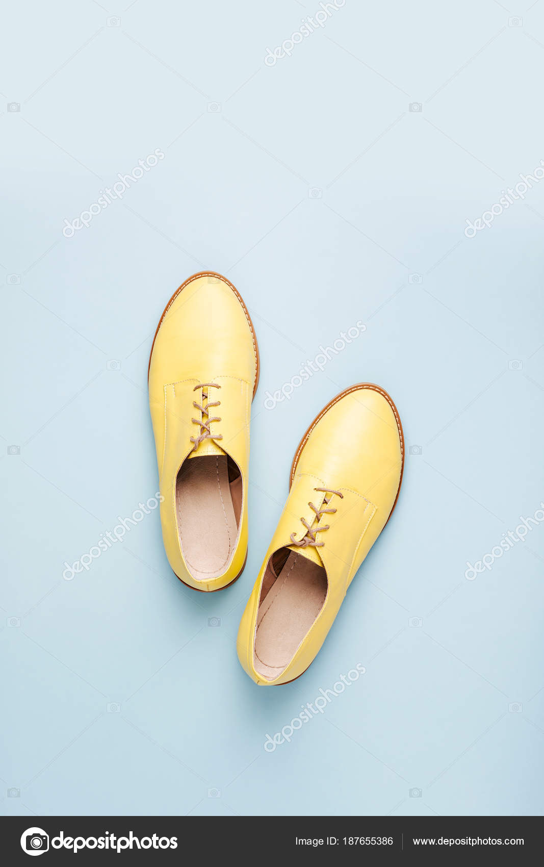 stylish yellow shoes