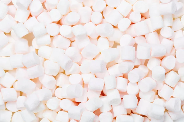 White Marshmallows Background Closeup — Stock Photo, Image