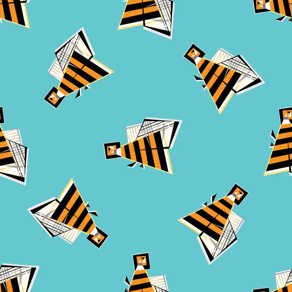 Arılar seamless modeli. Soyut bal arısı renkli vektör arka plan. Komik parlak doku duvar kağıdı, ambalaj, tekstil tasarımı, yüzey dokusu, kumaş için.