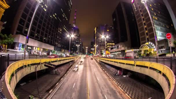 São Paulo Julho 2015 Calendário Maior Cidade Brasil Uma Metrópole — Vídeo de Stock