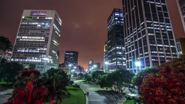 Sao Paulo Juillet 2015 Timelapse Grande Ville Brésil Une Métropole — Video