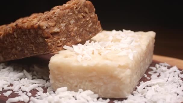 Traditional Brazilian Sweet Called Cocada — Stock Video