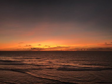 Sunset on Bali island