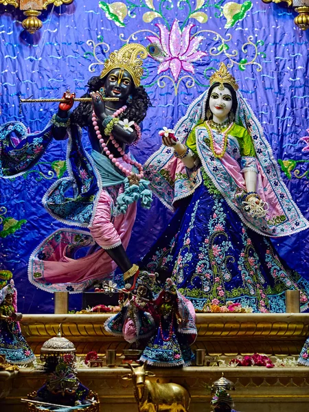 Tanrılar Sri Krishna Balaram mandire Vrindavan Tapınağı içinde