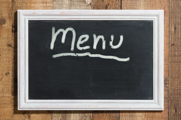 Kara tahta tabelada menü