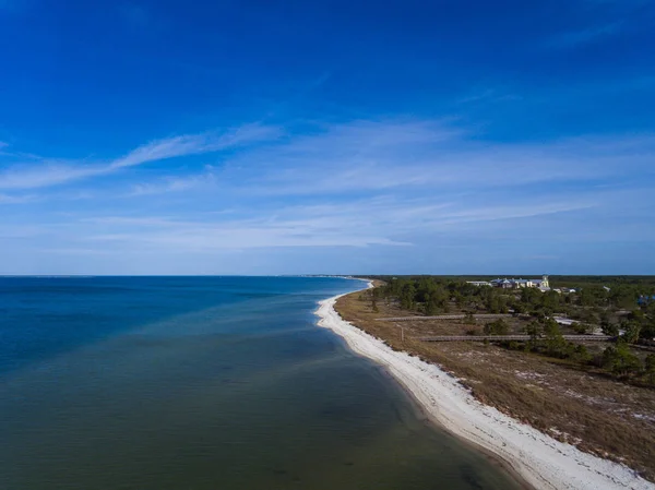 Widok z lotu ptaka Beach na Florydzie — Zdjęcie stockowe