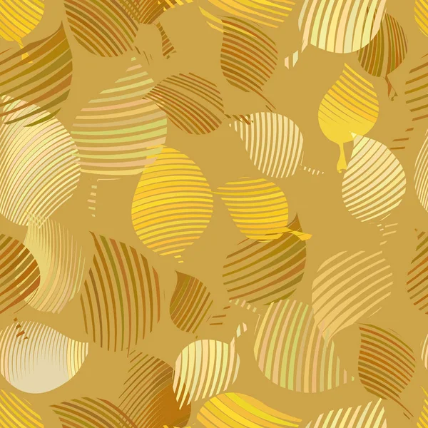 Modèle sans couture avec des feuilles abstraites. Feuille d'automne fond . — Image vectorielle