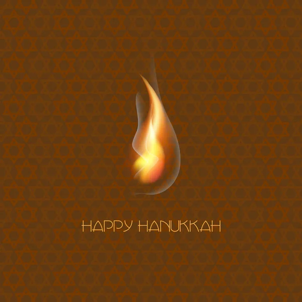 Happy Hanukkah. Jewish holiday Hanukkah greeting card.