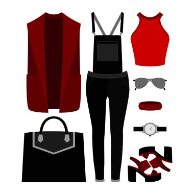 Kadın'ın kadın denim genel giysilerle, yelek, üst ve aksesuarları