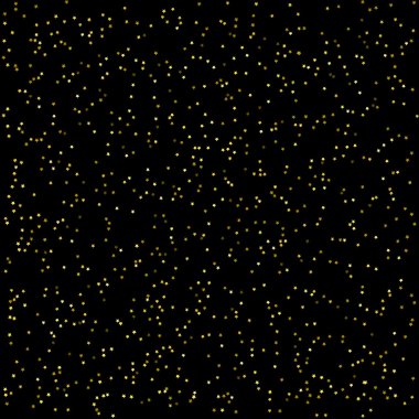 Dikişsiz soyut yıldız desen vektör, siyah arka plan