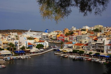 Agios nikolaos, crete, Yunanistan.
