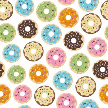 Tatlı çörek seamless modeli