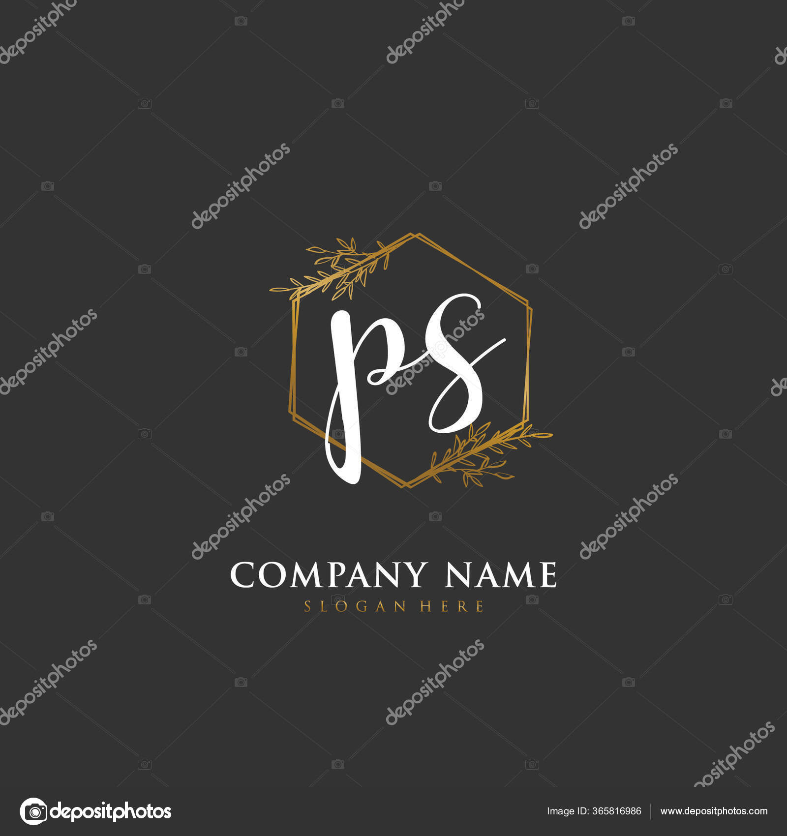 Initials ps Vector Images | DepositPhotos, image size:1600x1700
