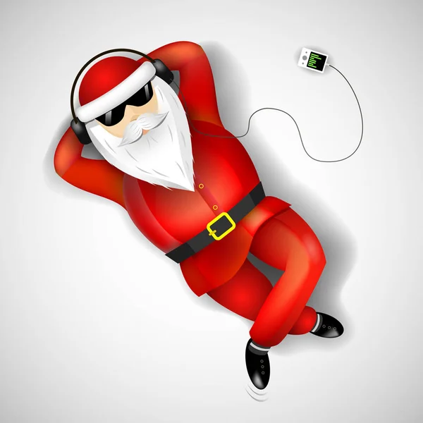 Санта-Клауса лежав на підлозі — стоковий вектор