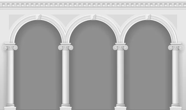 Antik beyaz arcade