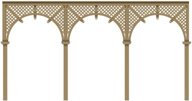 Arcade ahşap veranda