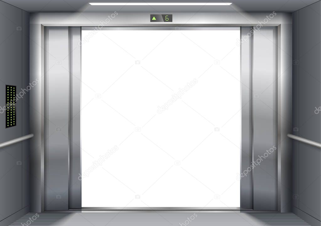 Open the elevator doors