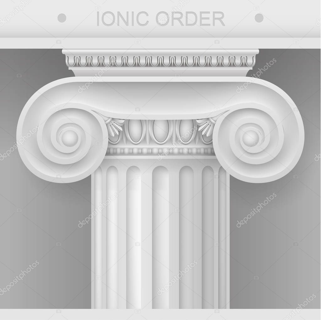 Capital of Ionic Column