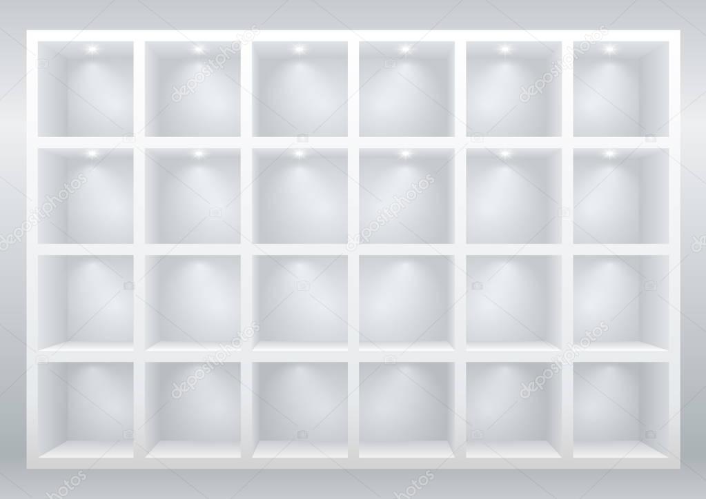 White furniture cells