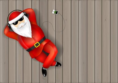 Noel Baba yerde yatarken