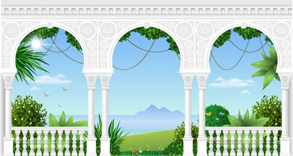 Arc du Palais de l'Est — Image vectorielle