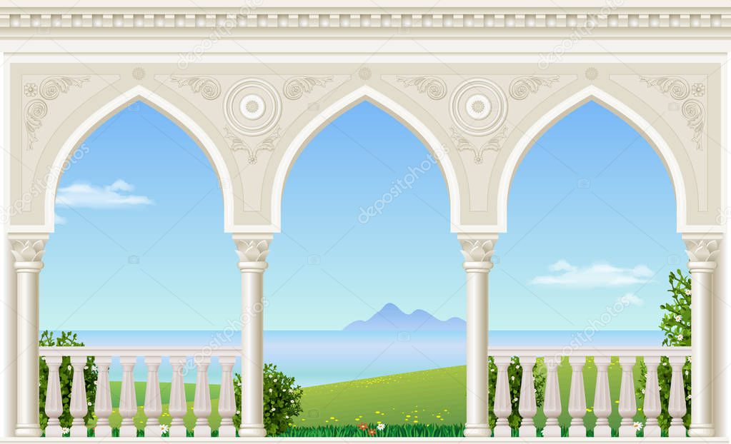 Classic arch of the palace